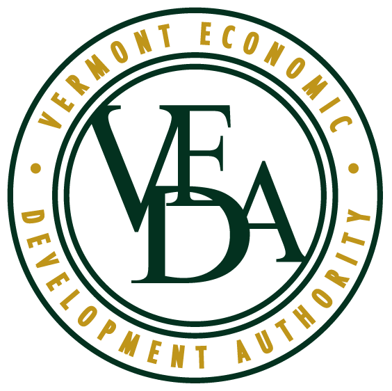 Logo of the Vermont Economic Development Authority with "VEDA" in the center.