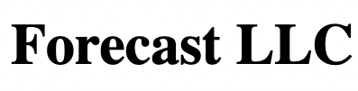 Text logo for "Forecast LLC" in bold, uppercase letters.