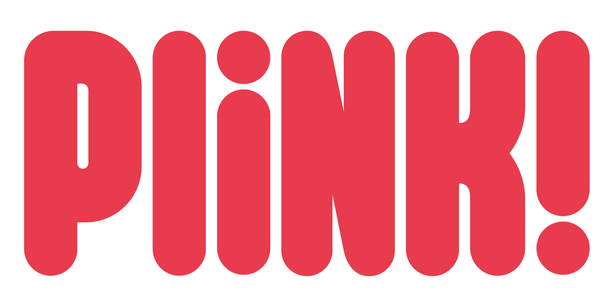 Bold text "PLiNK!" in vibrant red on a black background.