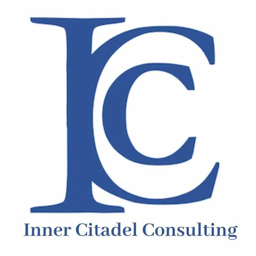 Logo of Inner Citadel Consulting featuring stylized "IC" in blue.