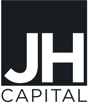 Logo of JH Capital featuring stylized letters "JH" above the word "CAPITAL."
