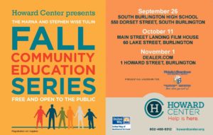 Fall Community Education Series poster