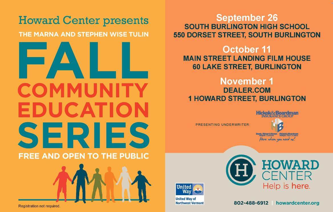 Fall Community Education Series poster