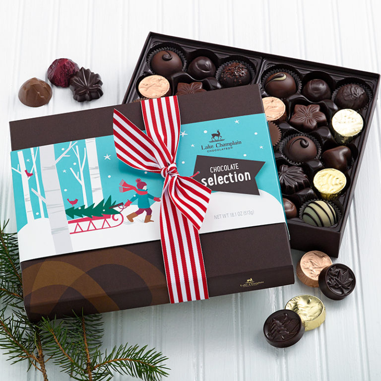 photo of lake champlain chocolates box of chocolates gift